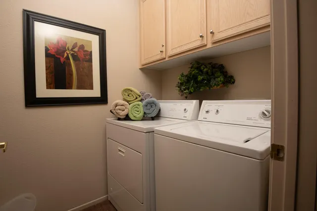 a view of washer and dryer