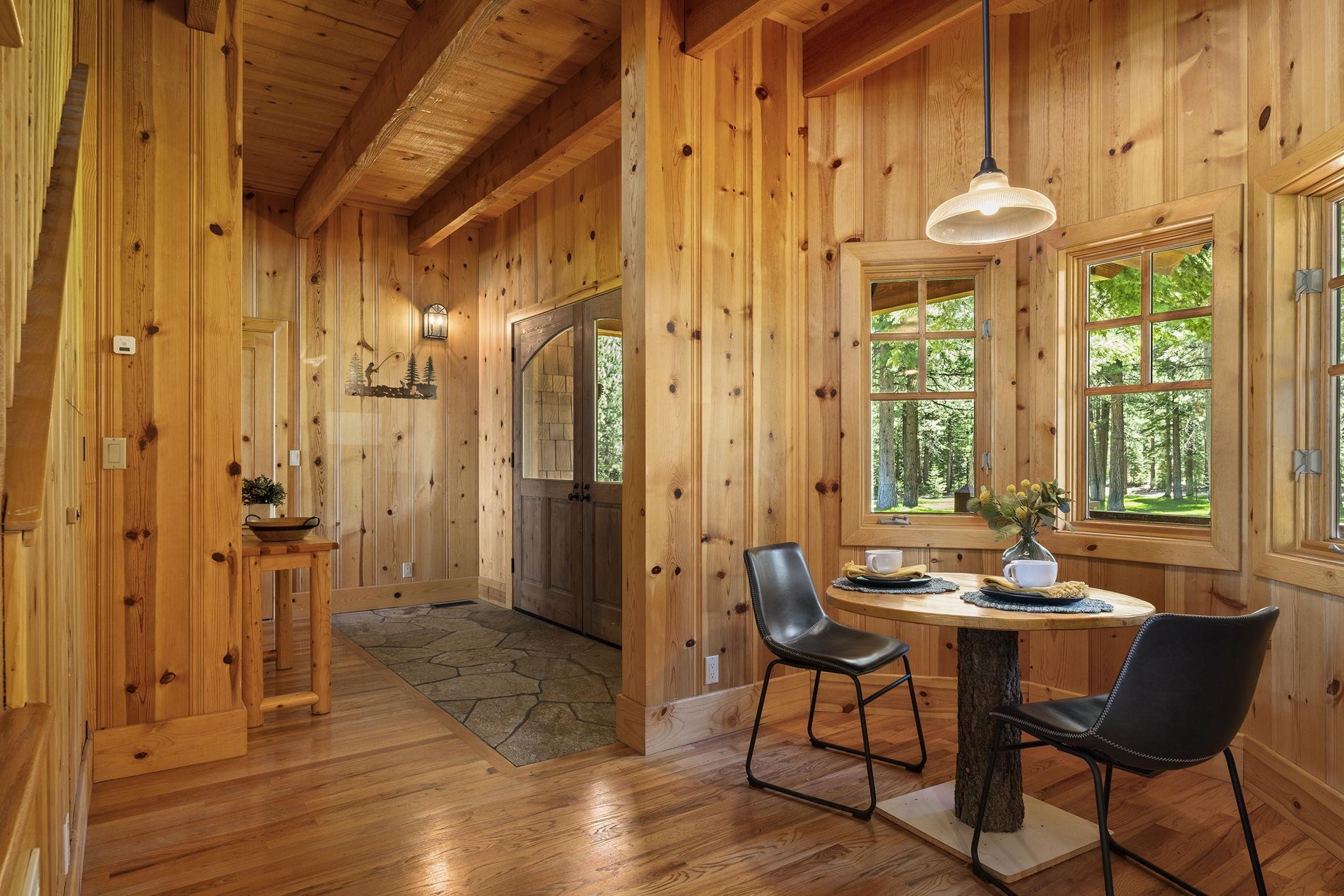 18168 La Mirada Road Truckee, CA 96161 - Photo 11 of 28 a dining room with furniture and window