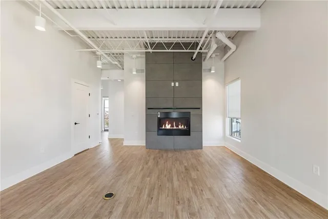 a view of empty room