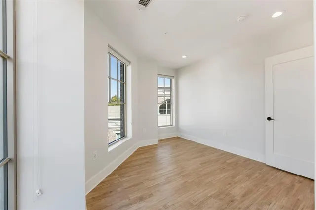 a view of balcony with furniture