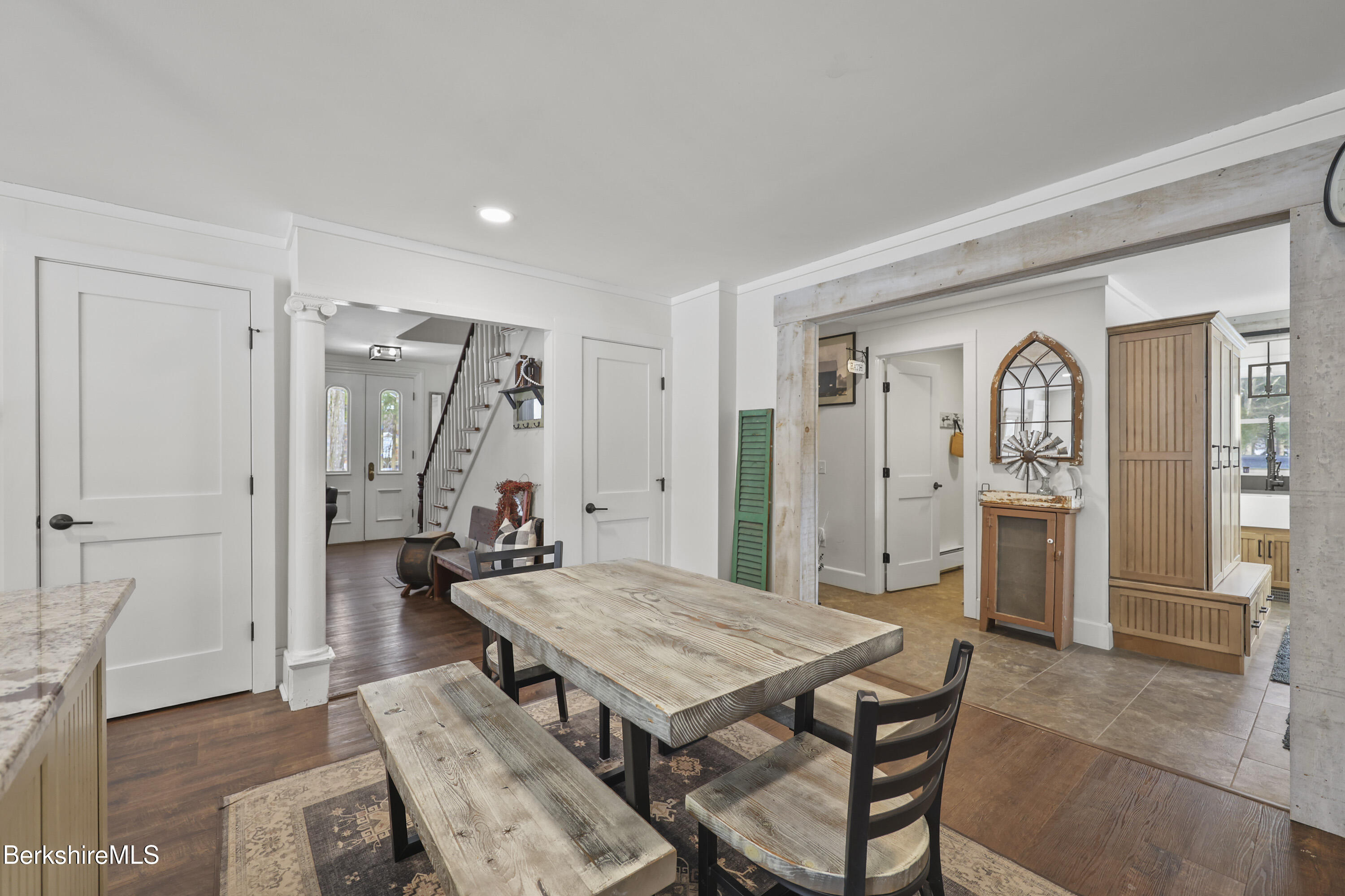 295 Blair Road Williamstown, MA 01267 - Photo 16 of 115 a view of a dining room with furniture and window