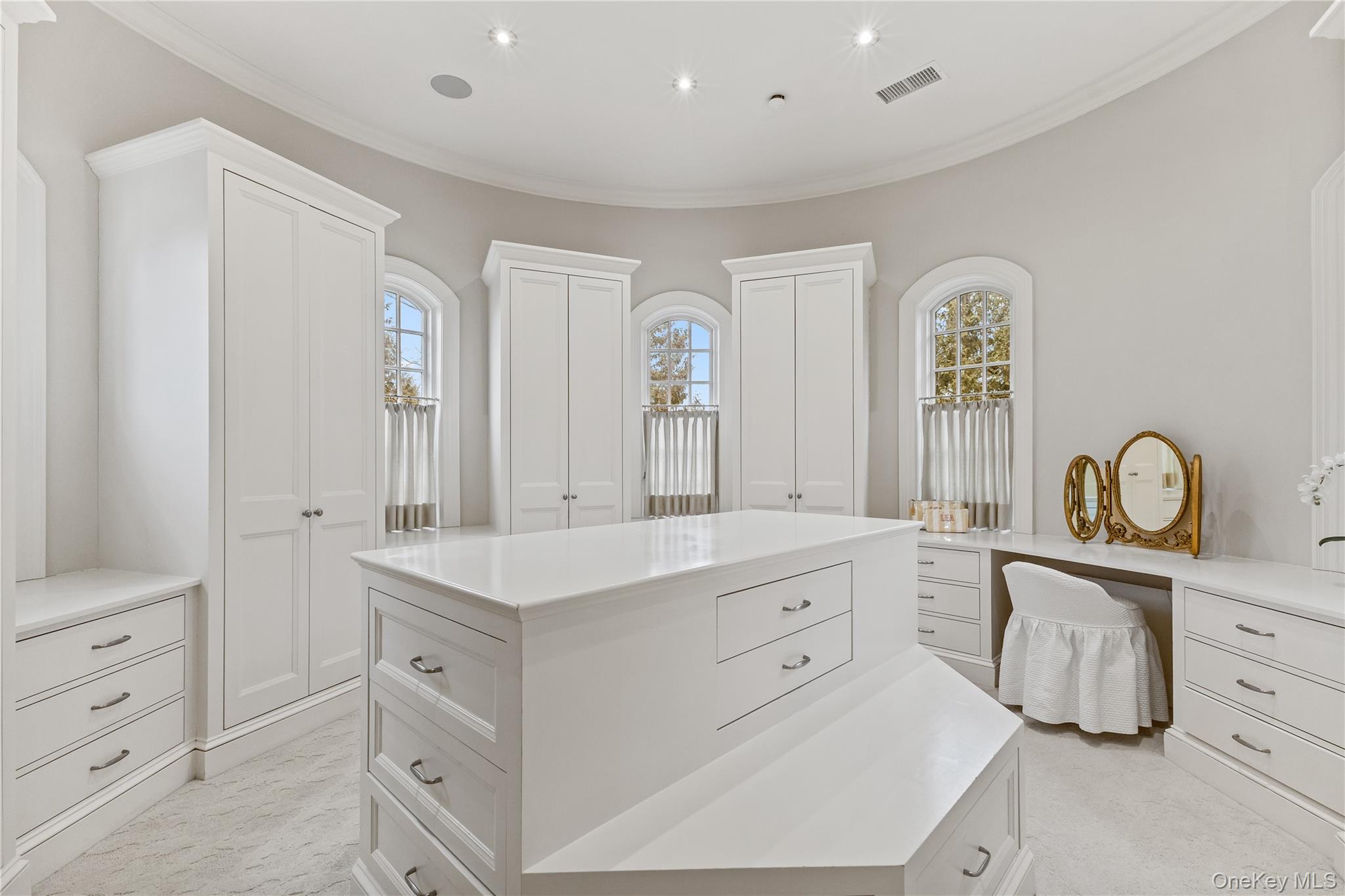 19 Park Drive South Rye, NY 10580 - Photo 25 of 42 Spacious walk-in closet with custom built-ins offering exceptional storage and organization.