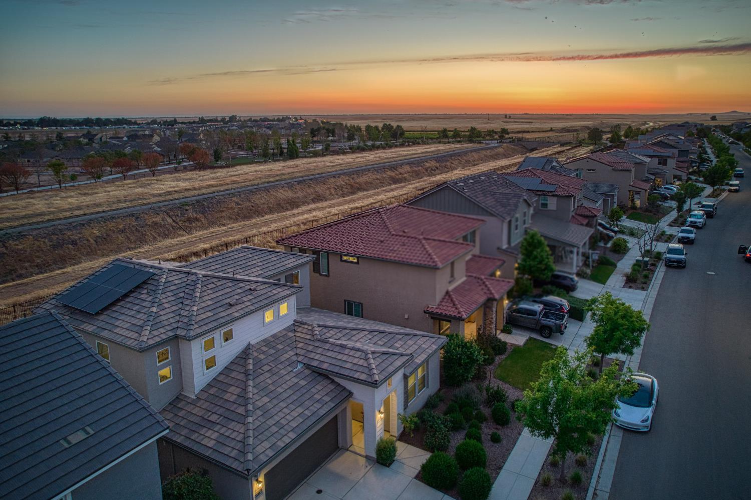 4284 Hillside Road Madera, CA 93636 - Photo 76 of 83 an aerial view of a house with a yard