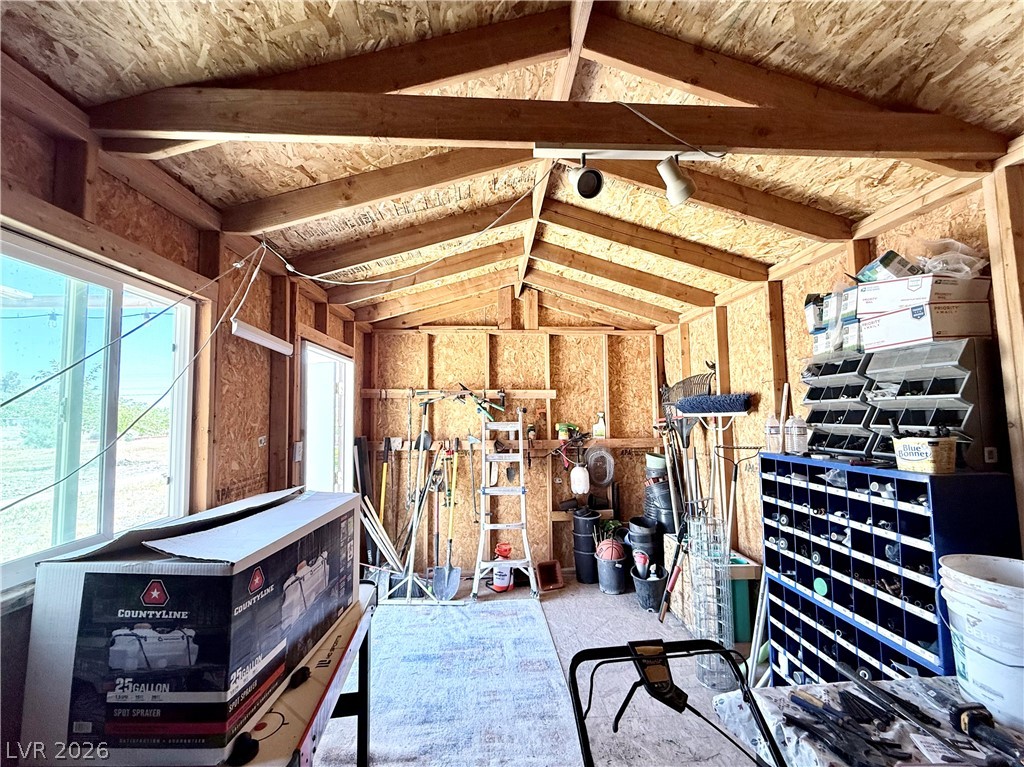1220 East Gamebird Road Pahrump, NV 89048 - Photo 40 of 49 Storage shed