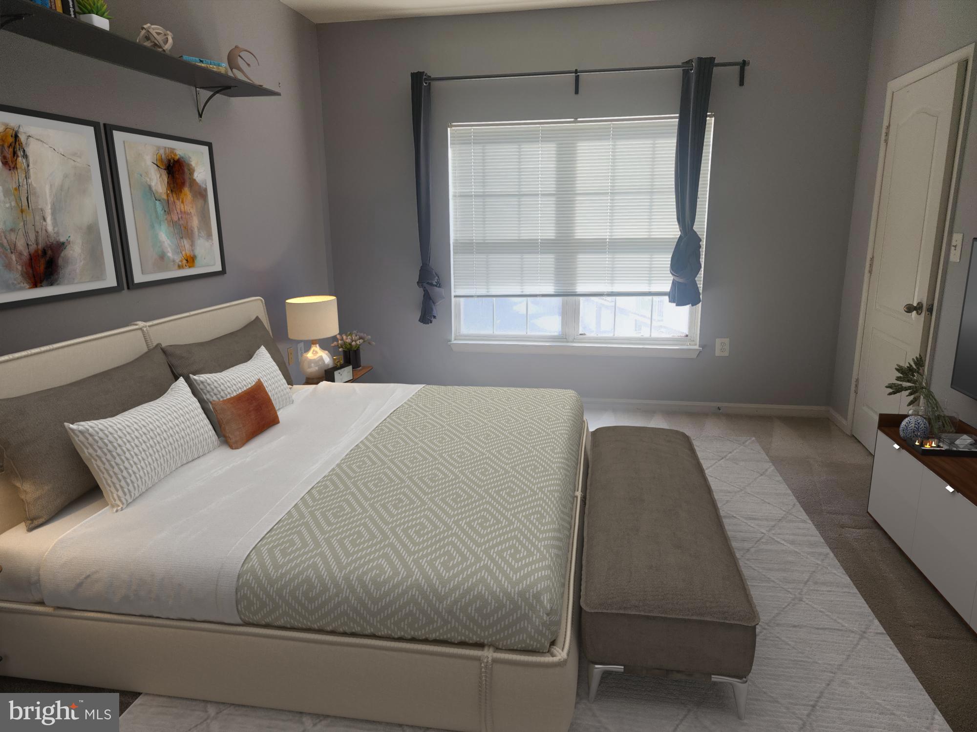 556 Rhapsody Court Hunt Valley, MD 21030 - Photo 24 of 38 a bedroom with a bed and window