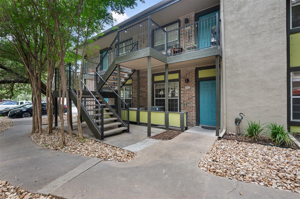 a view of a house with a porch