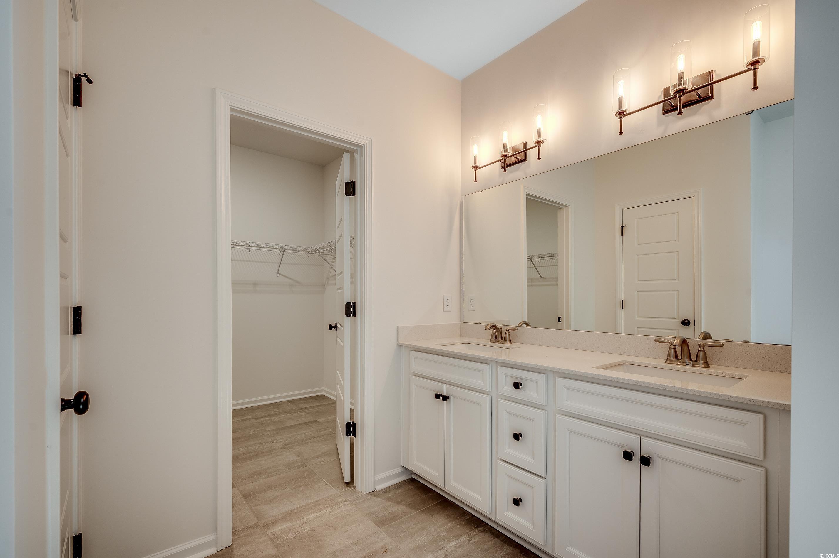 Tbd Anna Marie Way Murrells Inlet, SC 29576 - Photo 15 of 25 Primary Bath of a previously sold home showing optional features available. You can choose to upgrade.