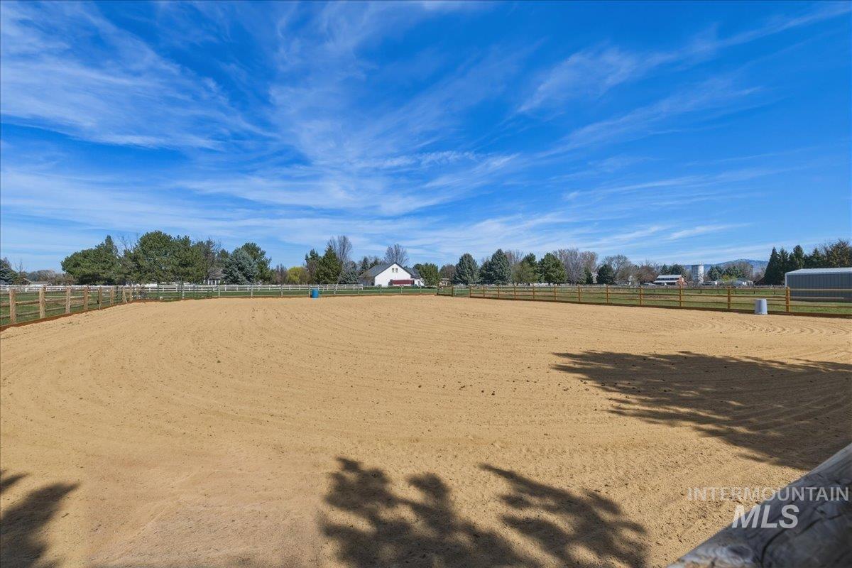 264 West Rush Court Eagle, ID 83616 - Photo 45 of 46 View of property's community with an outdoor riding arena and a view of countryside
