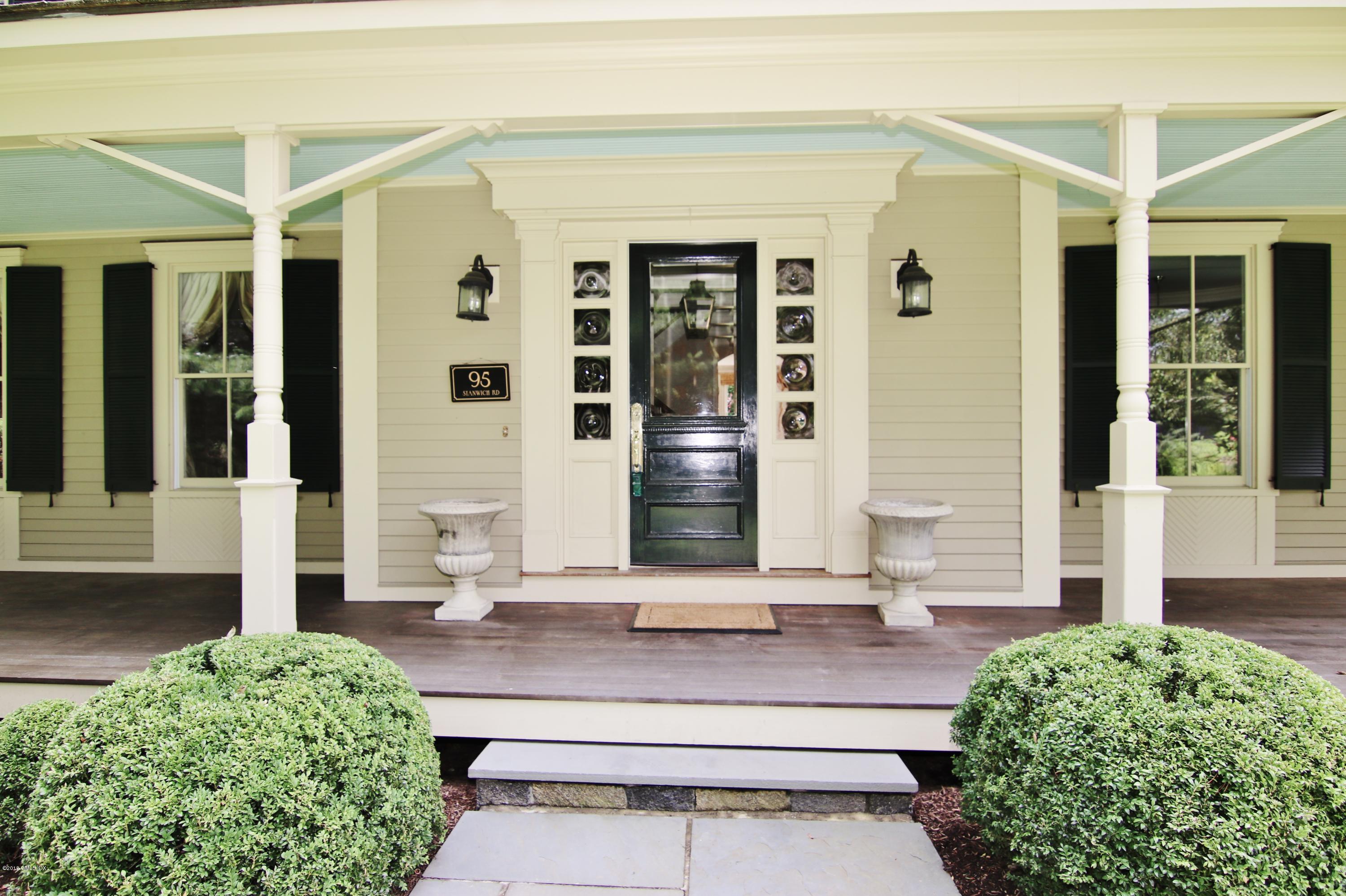 95 Stanwich Road Greenwich, CT 06830 - Photo 2 of 39 FRONT ENTRANCE