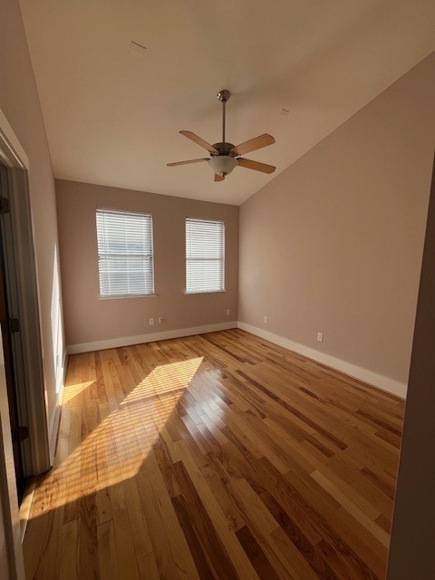 1045 Bonner Street Houston, TX 77007 - Photo 14 of 17 a view of empty room with wooden floor and fan