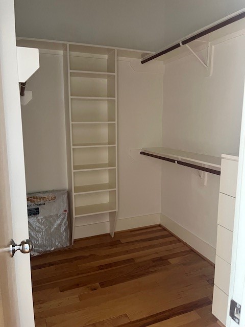 1045 Bonner Street Houston, TX 77007 - Photo 15 of 17 a view of walk in closet with empty racks