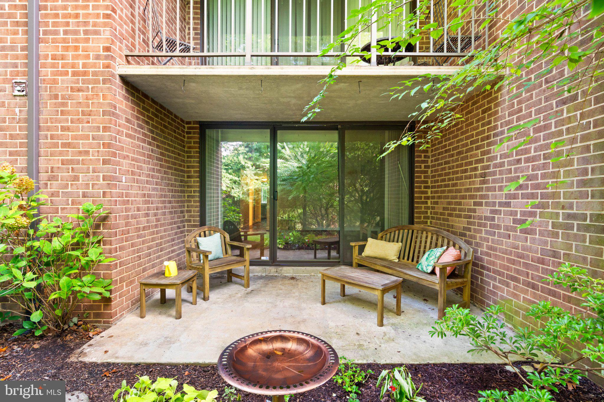 1414 Northgate Square, Unit 14/1B Reston, VA 20190 - Photo 33 of 49 Another view of the terrace paradise