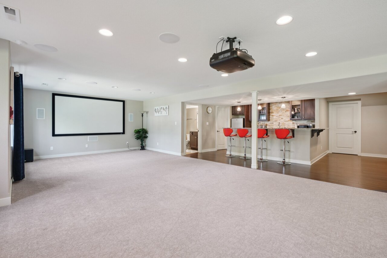 17350 West Burleigh Road Brookfield, WI 53005 - Photo 35 of 53 Huge Rec Room