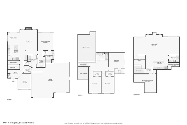 $870,000 | 17350 West Burleigh Road, Brookfield, WI 53005