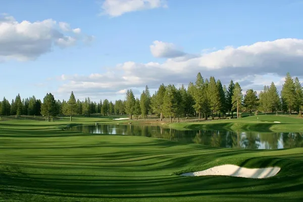 a view of a golf course