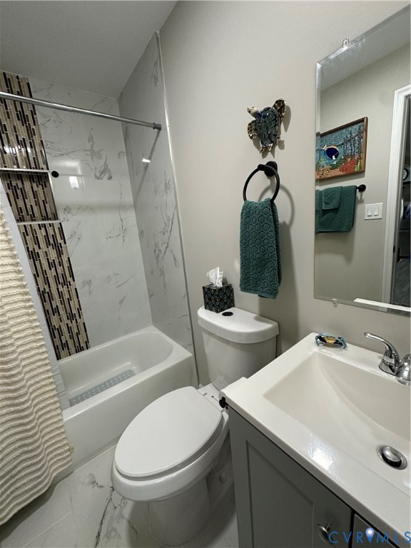 305 Myrtle Street, Unit A Ashland, VA 23005 - Photo 31 of 59 a bathroom with a sink toilet and shower