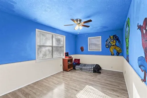 a very nice looking room with a large window