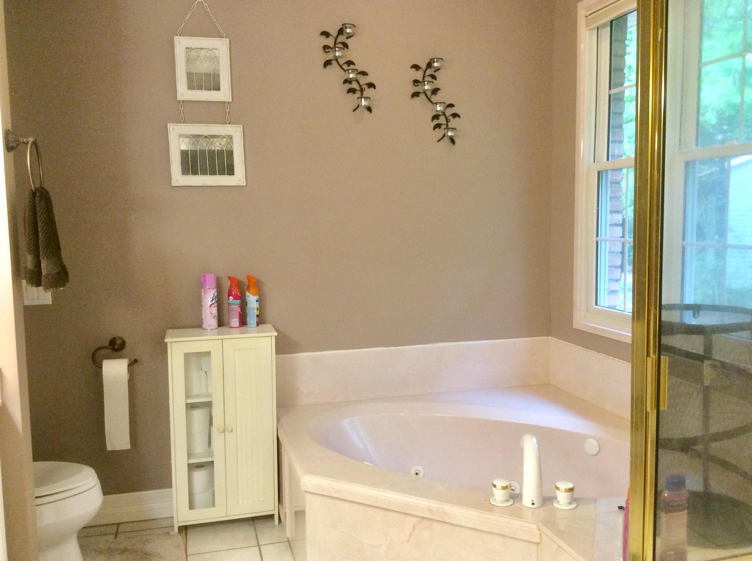 6089 Clear Creek Road Crestview, FL 32539 - Photo 16 of 38 a bathroom with a bathtub and a shower
