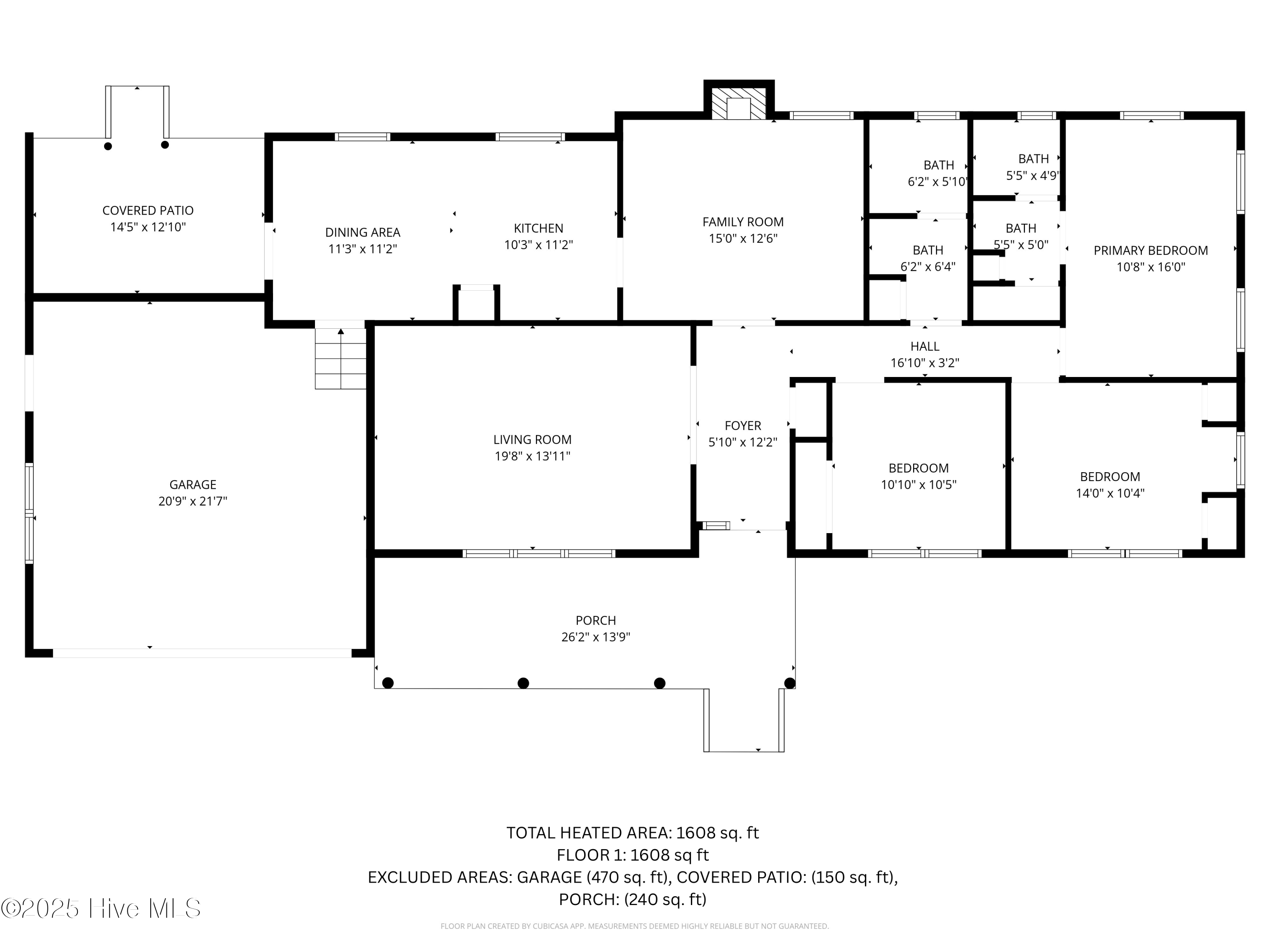 802 Fisher Road St. Pauls, NC 28384 - Photo 37 of 38 Floor Plan