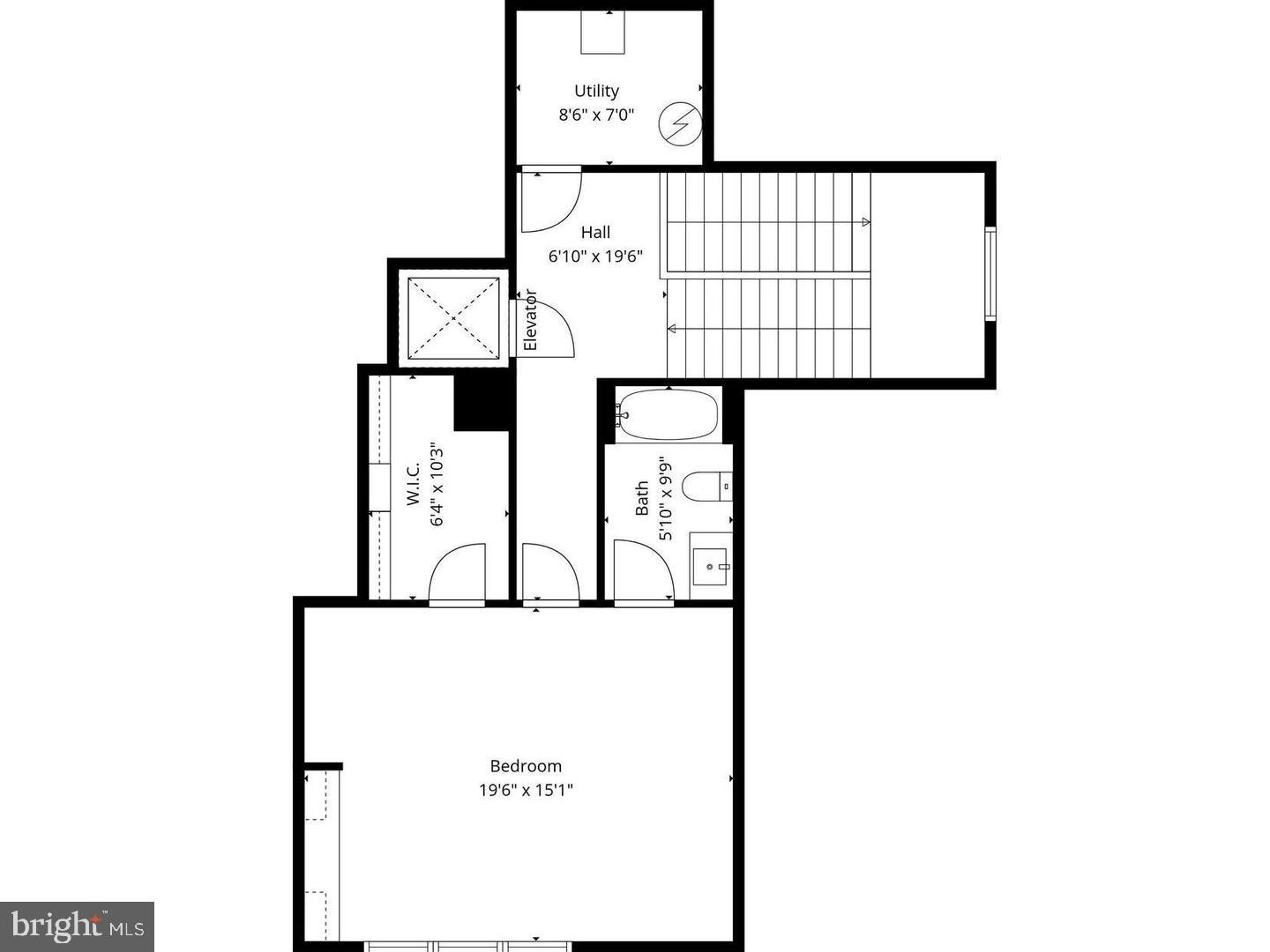 3706 Spring Street Chevy Chase, MD 20815 - Photo 62 of 63 Top Level Floor Plan