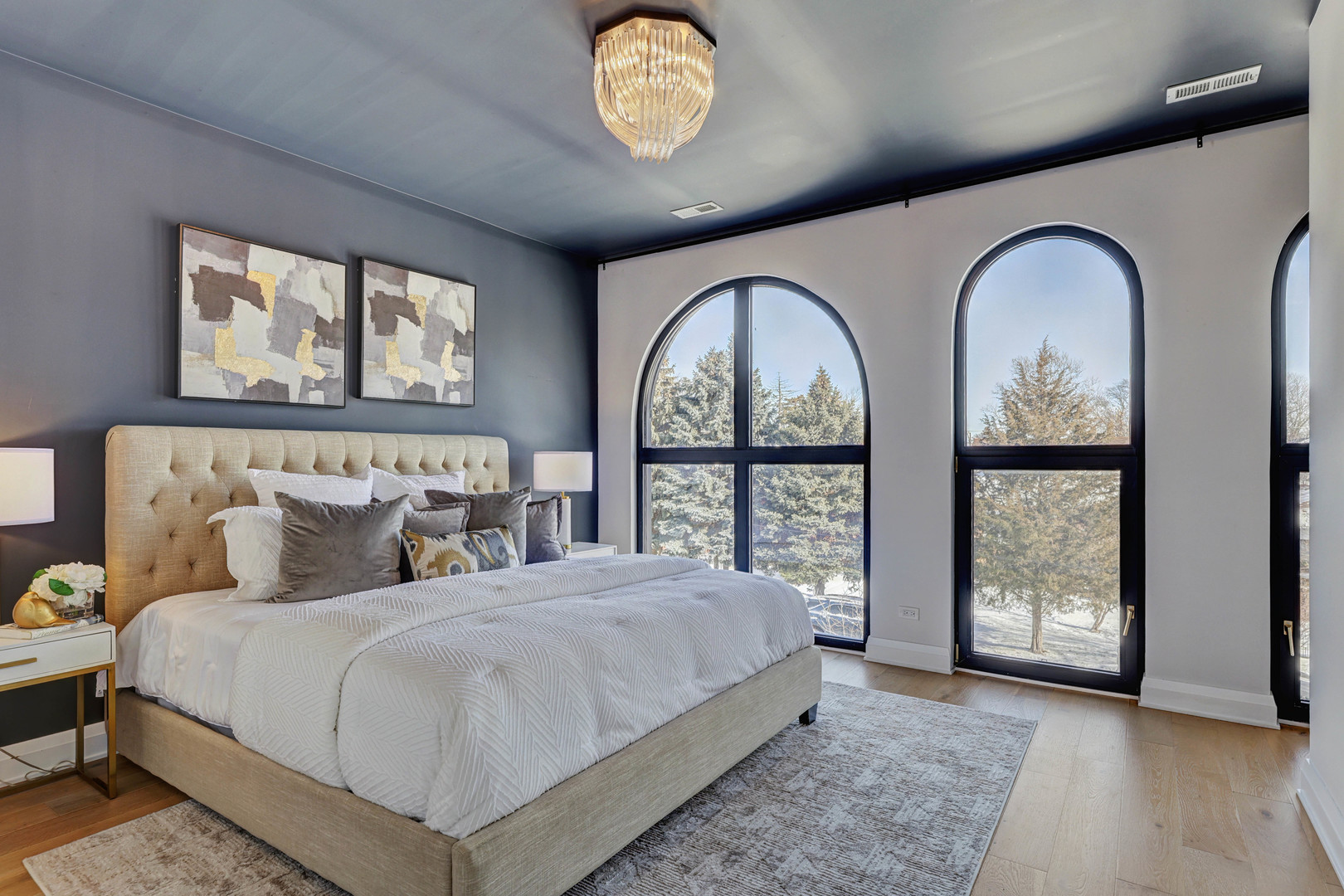 3406 North Keating Avenue Chicago, IL 60641 - Photo 16 of 30 a bedroom with bed and a large window