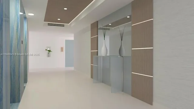 a view of empty room