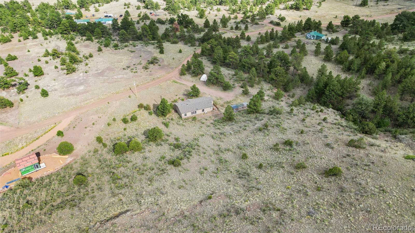 1711 Witcher Mtn. Road Guffey, CO 80820 - Photo 39 of 41 a view of a dry yard with lots of green space