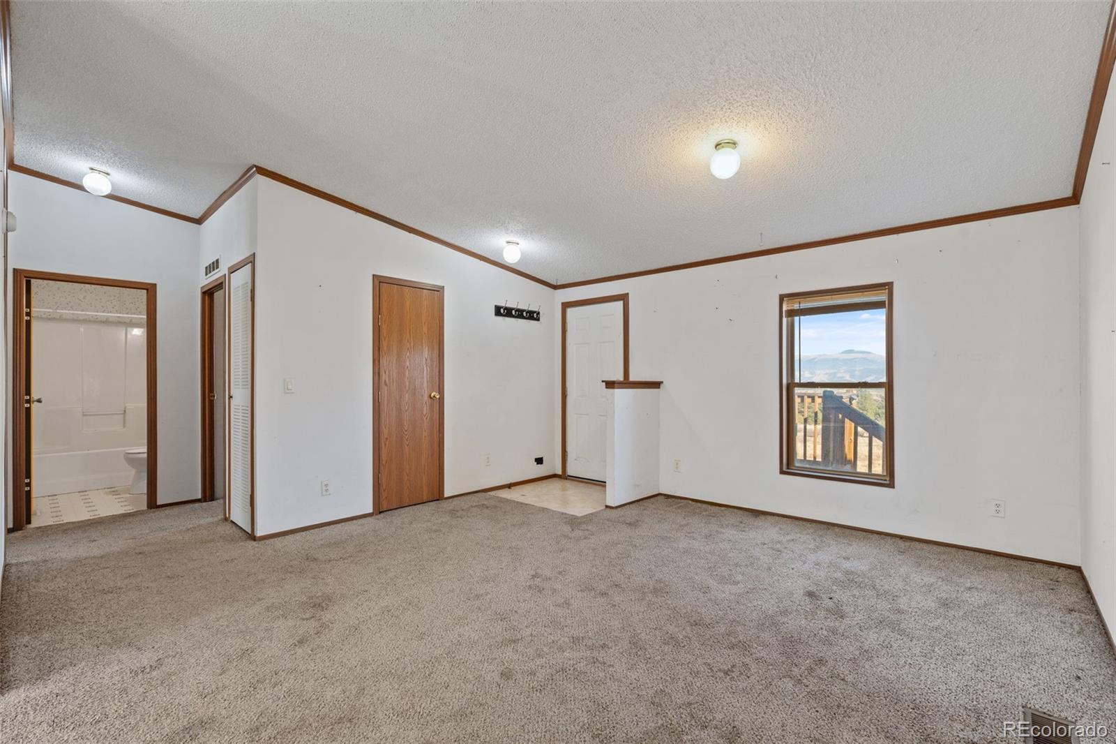 1711 Witcher Mtn. Road Guffey, CO 80820 - Photo 5 of 41 an empty room with windows and closet
