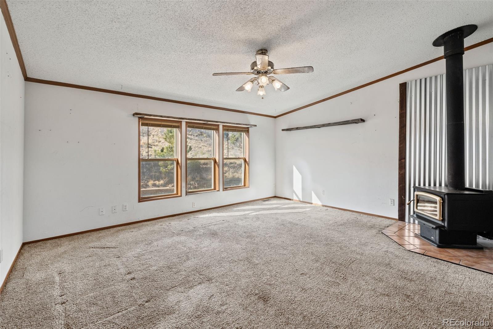 1711 Witcher Mtn. Road Guffey, CO 80820 - Photo 7 of 41 a view of an empty room with a window