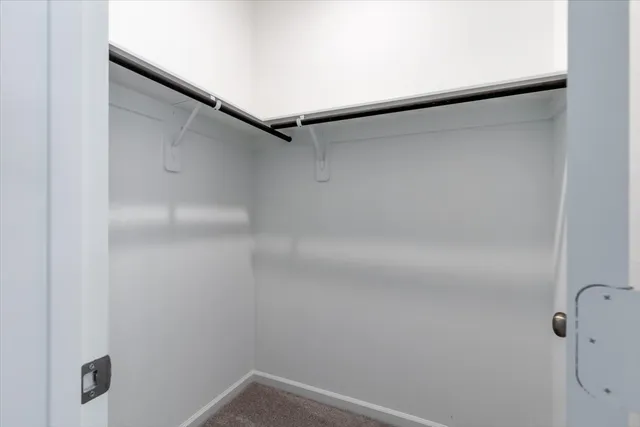 a close view of closet