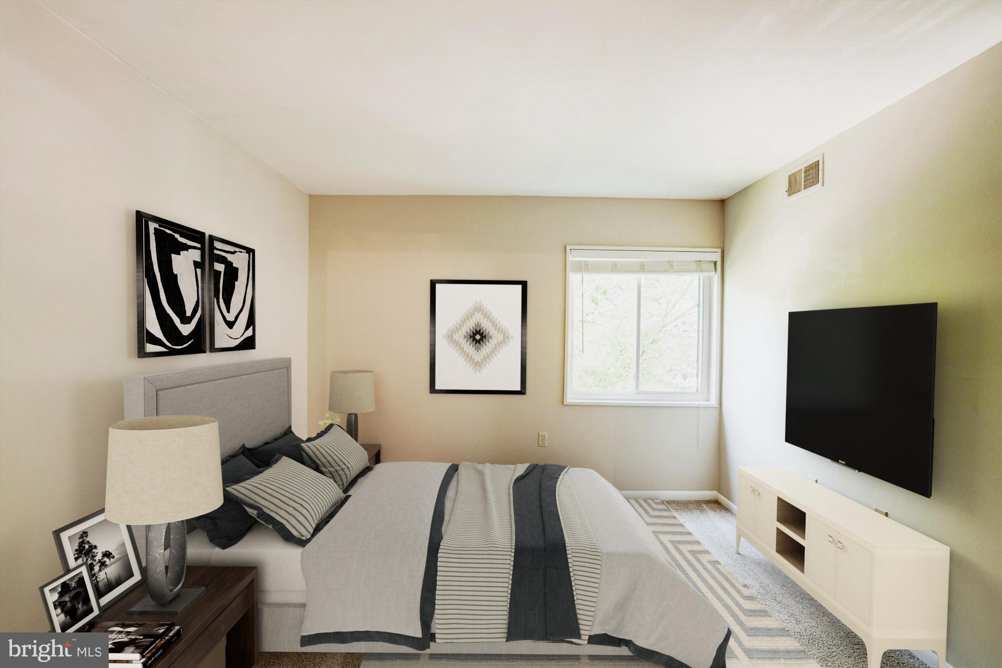 1400 Northgate Square, Unit 12B Reston, VA 20190 - Photo 22 of 48 Master Bedroom - Staged
