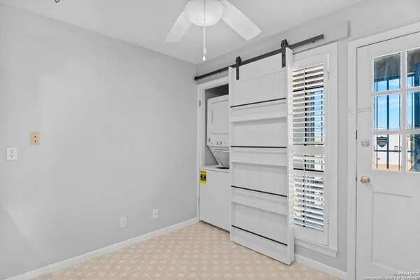 a view of walk in closet