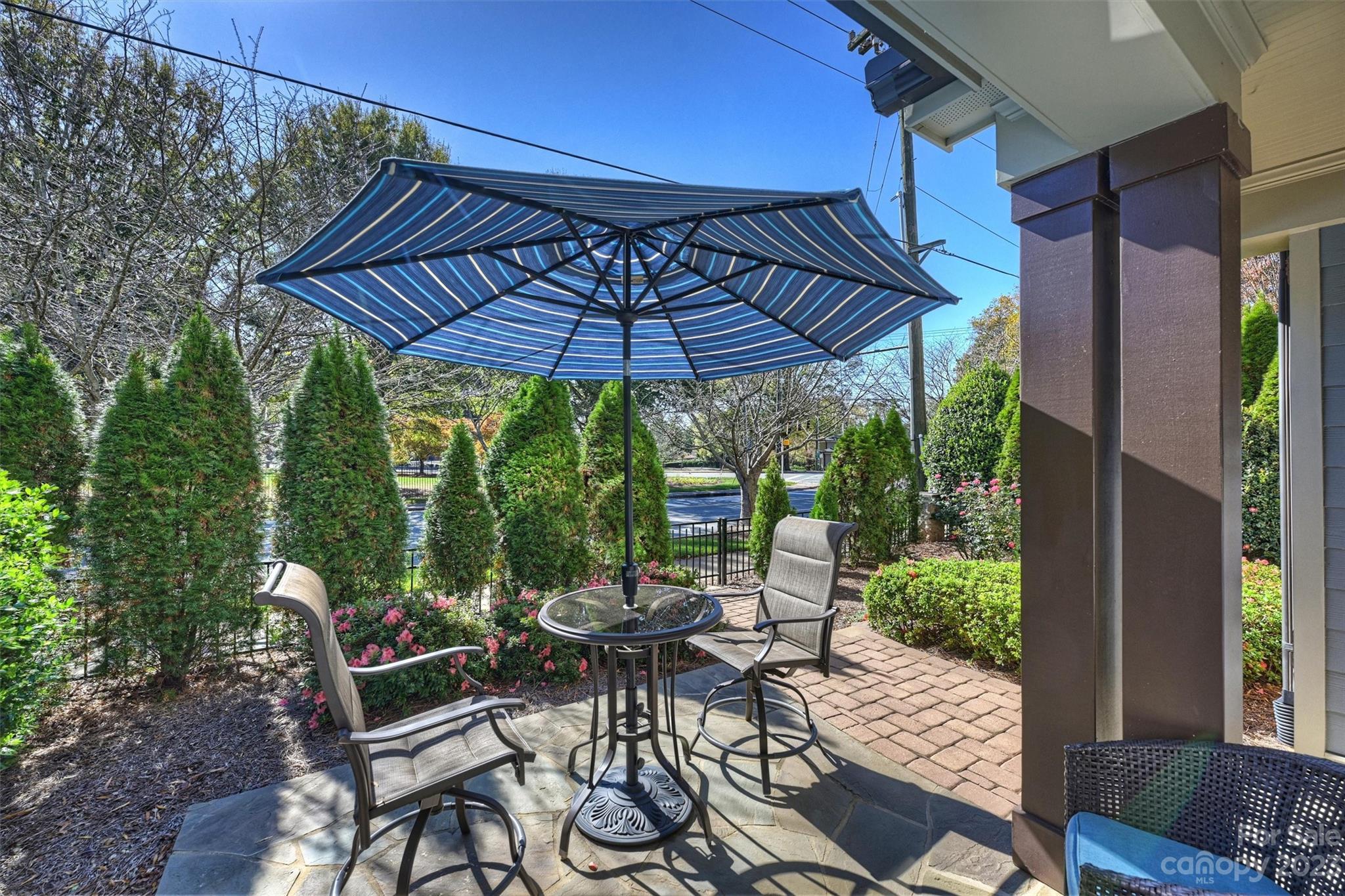 111 Boyce Road Charlotte, NC 28211 - Photo 30 of 38 a view of a patio with furniture and backyard