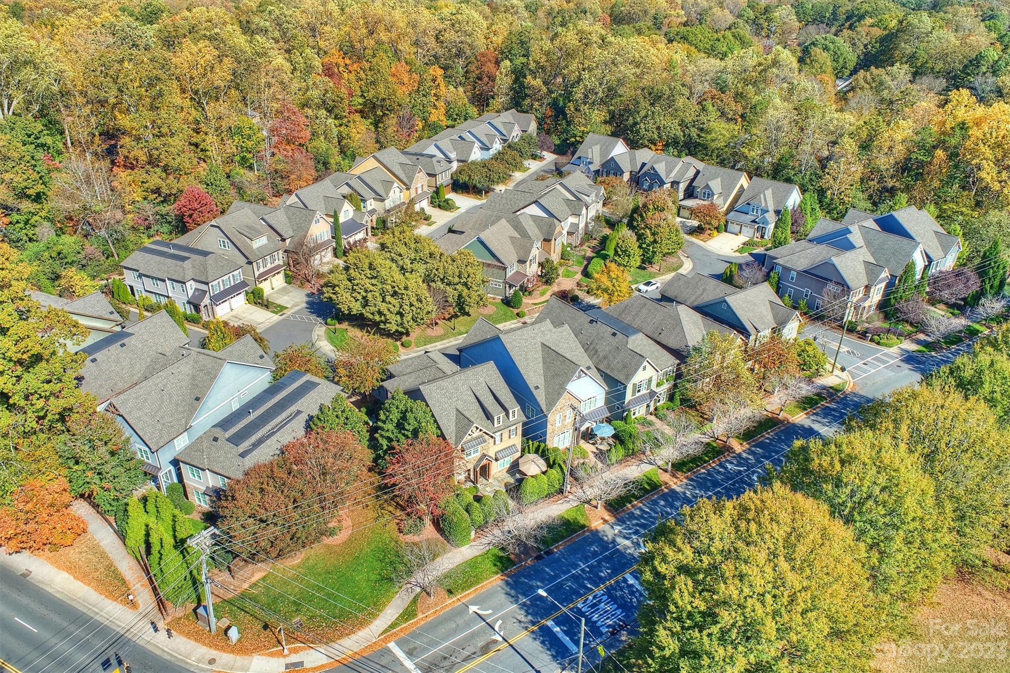 111 Boyce Road Charlotte, NC 28211 - Photo 37 of 38 an aerial view of residential houses with outdoor space