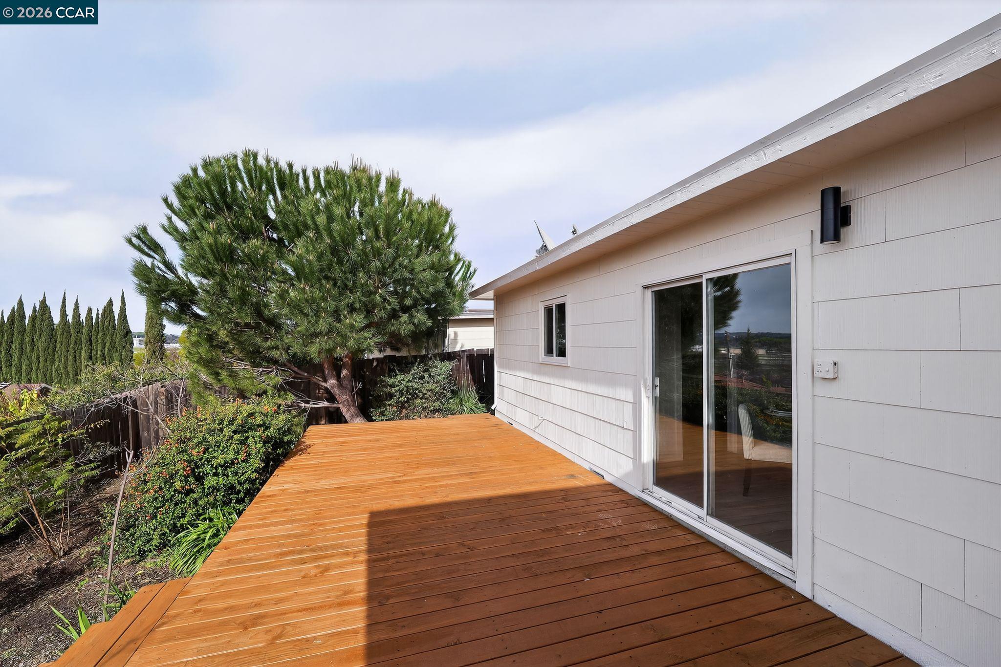1838 Overhill Road Concord, CA 94520 - Photo 24 of 25 a backyard of a house with wooden floor