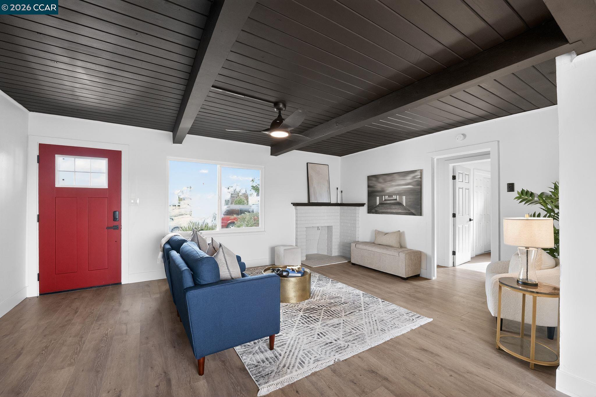 1838 Overhill Road Concord, CA 94520 - Photo 3 of 25 a living room with furniture and wooden floor