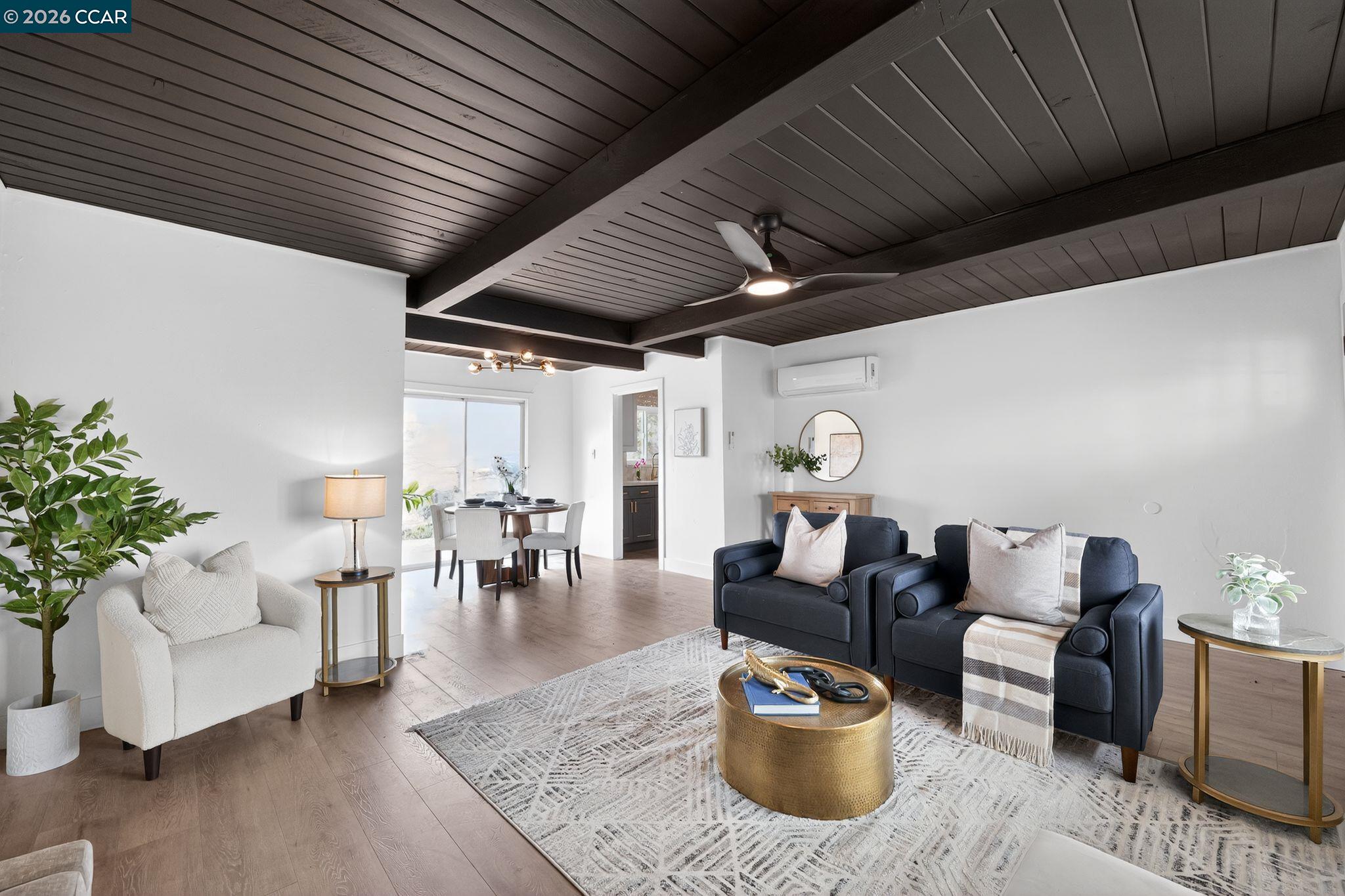 1838 Overhill Road Concord, CA 94520 - Photo 5 of 25 a living room with furniture and a potted plant