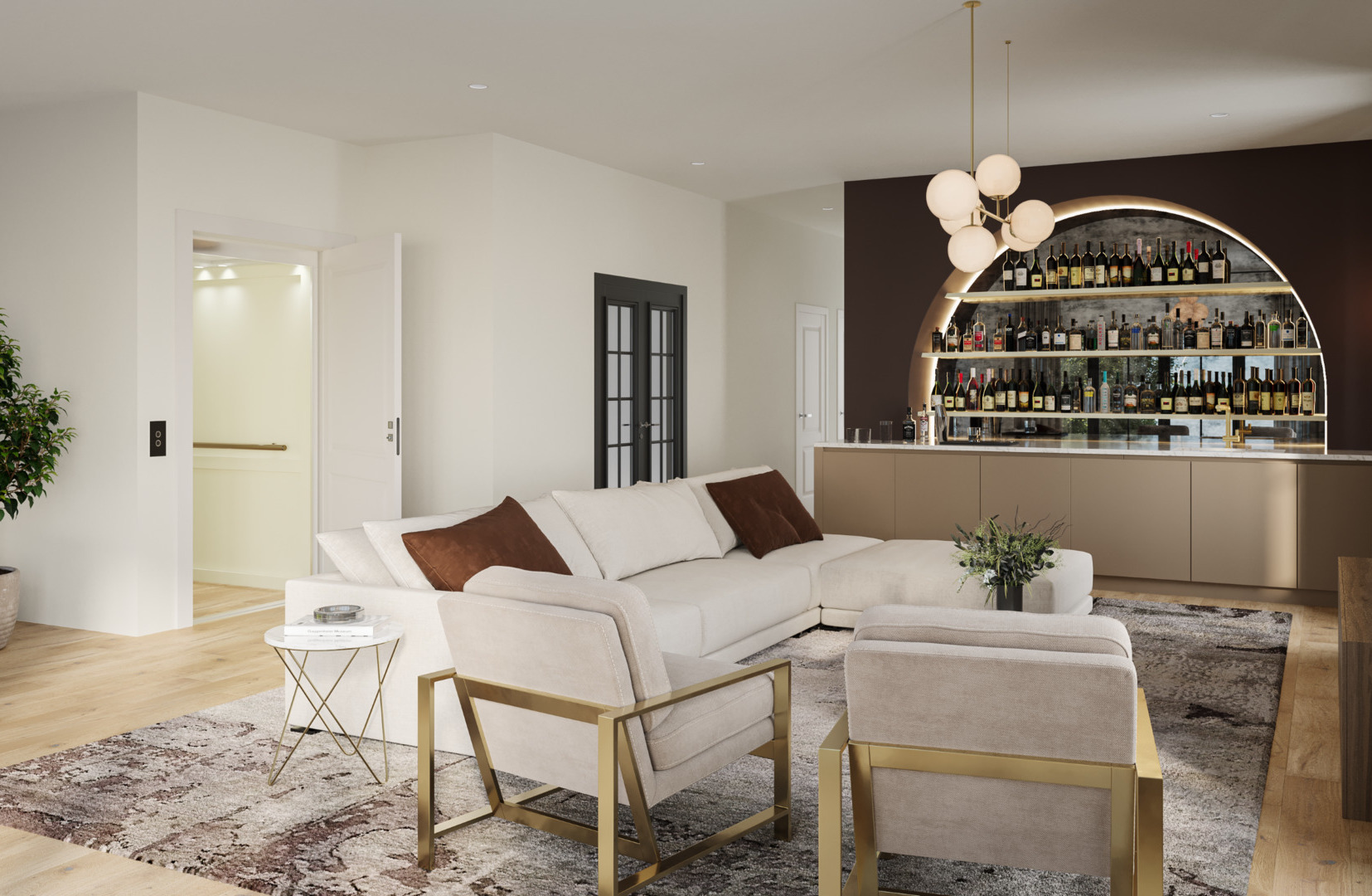 107 South Webster Street Naperville, IL 60540 - Photo 15 of 56 a living room with furniture