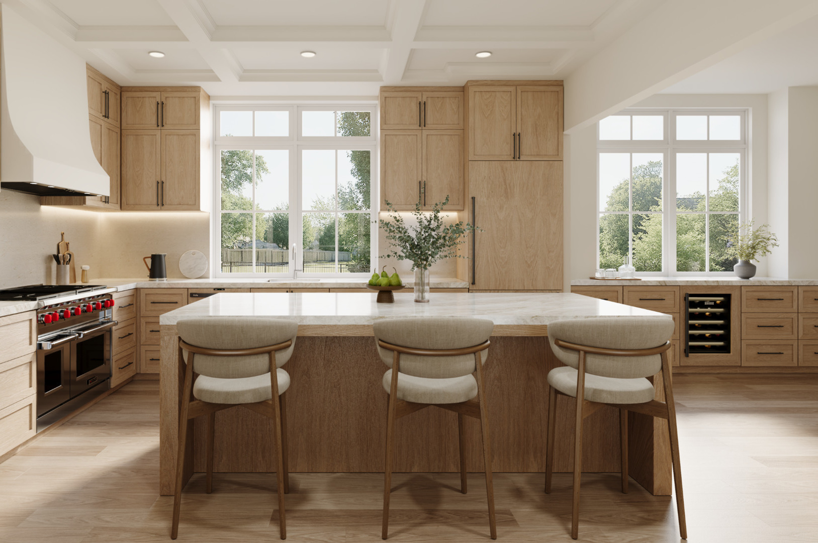 107 South Webster Street Naperville, IL 60540 - Photo 2 of 56 a kitchen with stainless steel appliances granite countertop a stove a sink a microwave a dining table and chairs