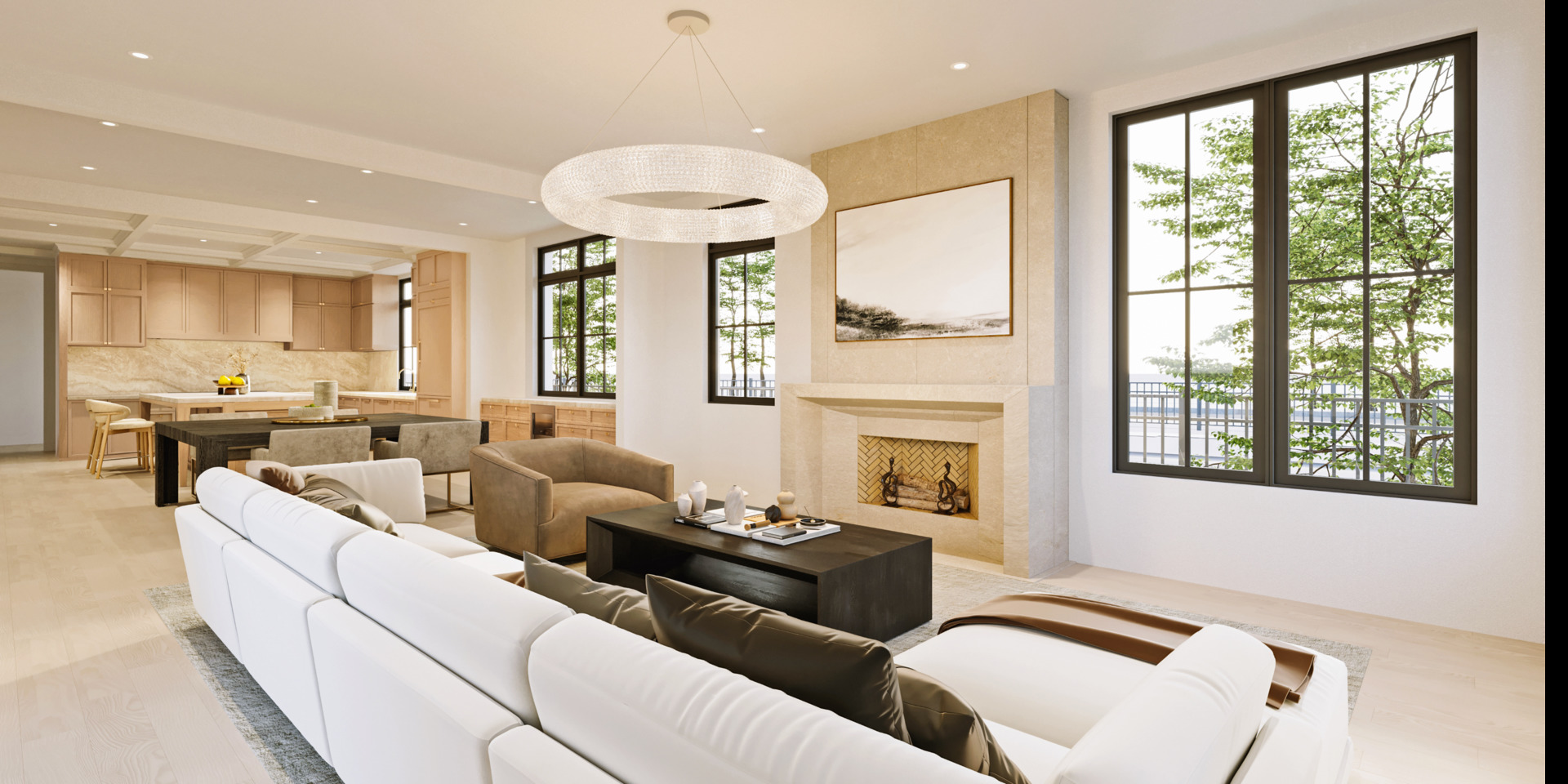 107 South Webster Street Naperville, IL 60540 - Photo 26 of 56 a living room with furniture and a large window