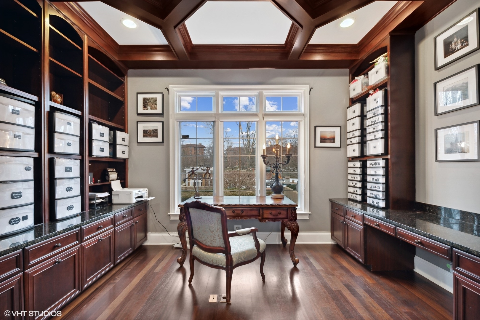 3825 Oak Avenue Northbrook, IL 60062 - Photo 18 of 56 a view of a dining room with furniture window and wooden floor