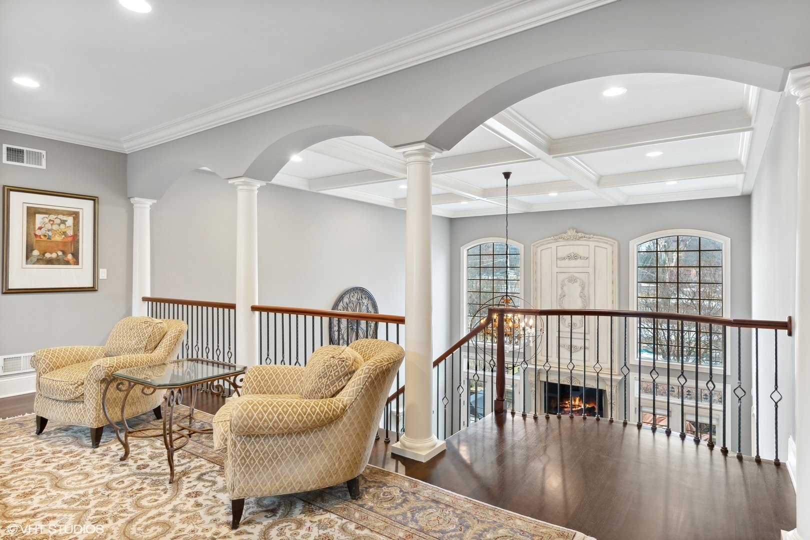 3825 Oak Avenue Northbrook, IL 60062 - Photo 21 of 56 a living room with furniture and a large window