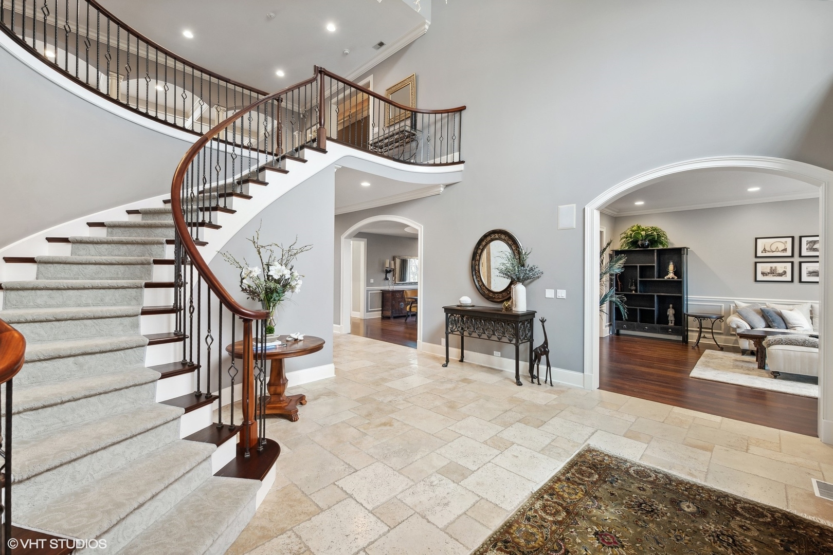 3825 Oak Avenue Northbrook, IL 60062 - Photo 3 of 56 a view of entryway livingroom and hall