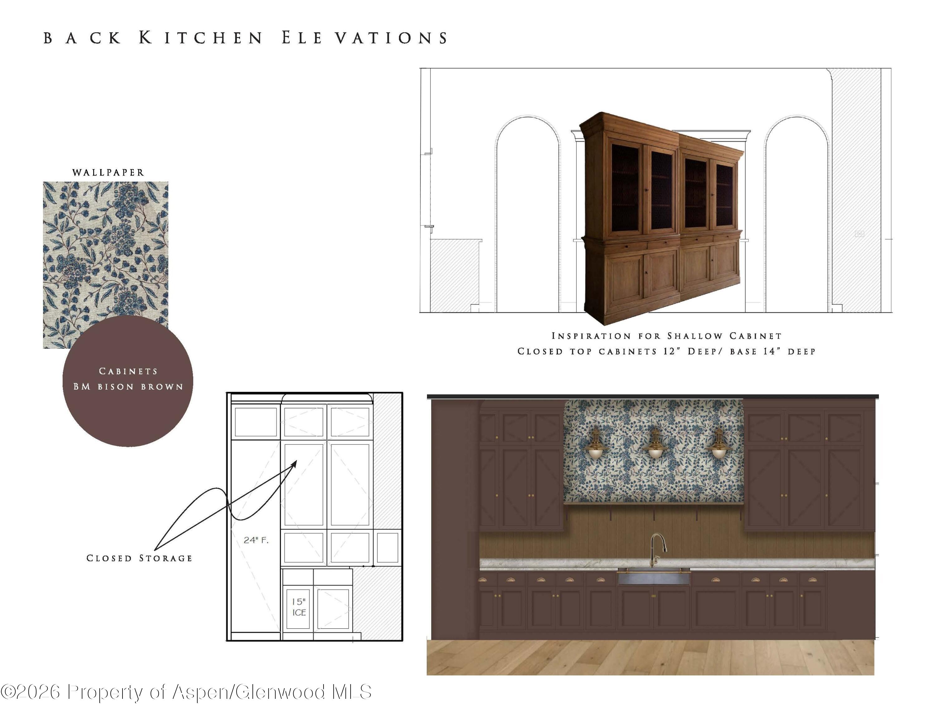 109 View Ridge Lane Snowmass Village, CO 81615 - Photo 3 of 9 Kitchen 3 Rendering