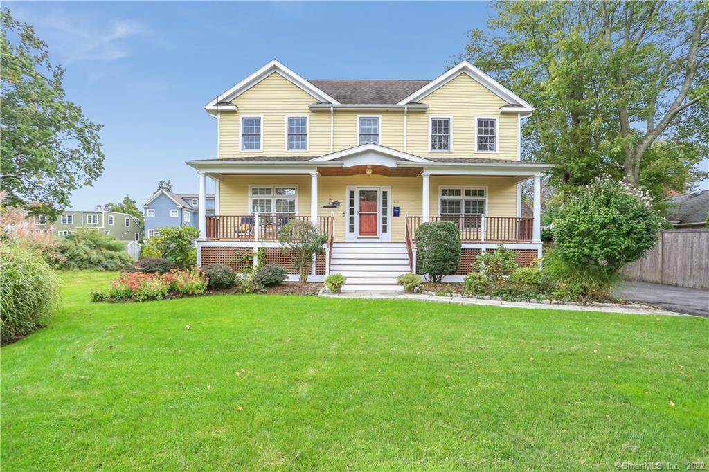 634 Beach Road Fairfield, CT 06824 - Photo 1 of 1 The expansive front porch is the perfect place to experience beach life at its best!