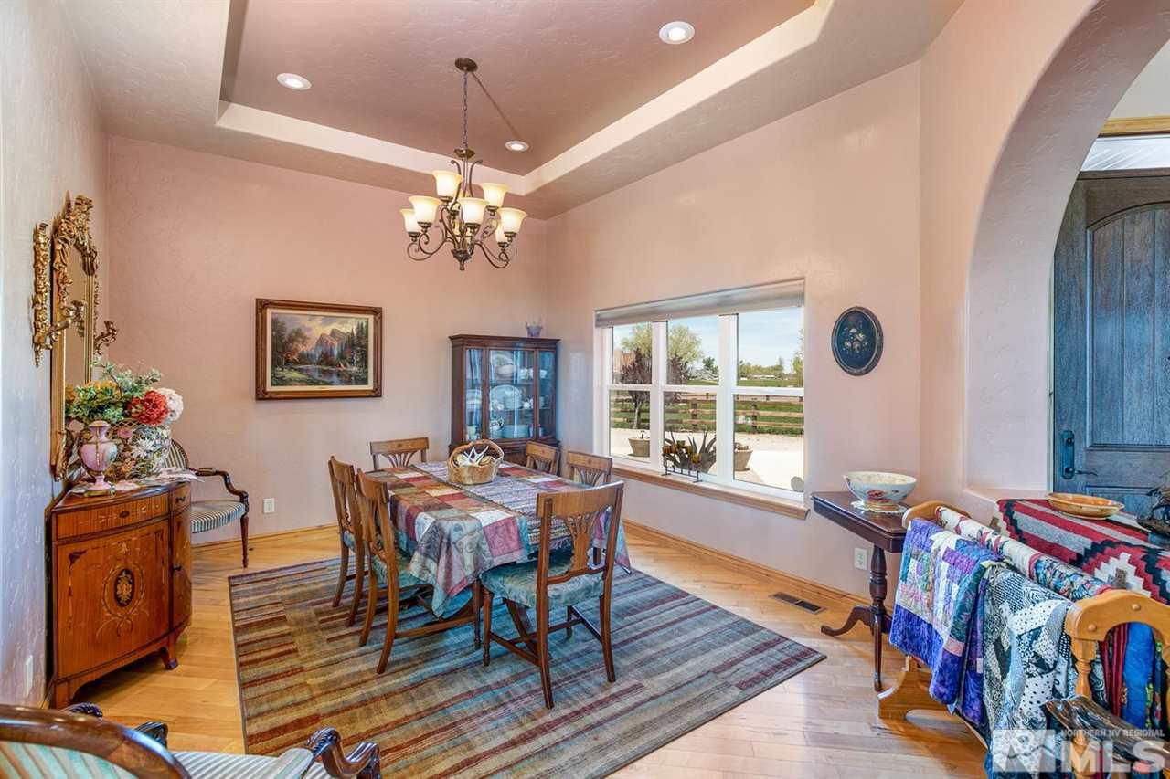 3500 South Allen Road Fallon, NV 89406 - Photo 15 of 40 a view of a dining room with furniture window and outside view