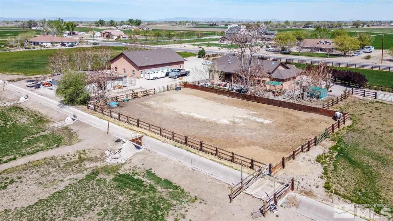 3500 South Allen Road Fallon, NV 89406 - Photo 2 of 40 an aerial view of a house with a outdoor space