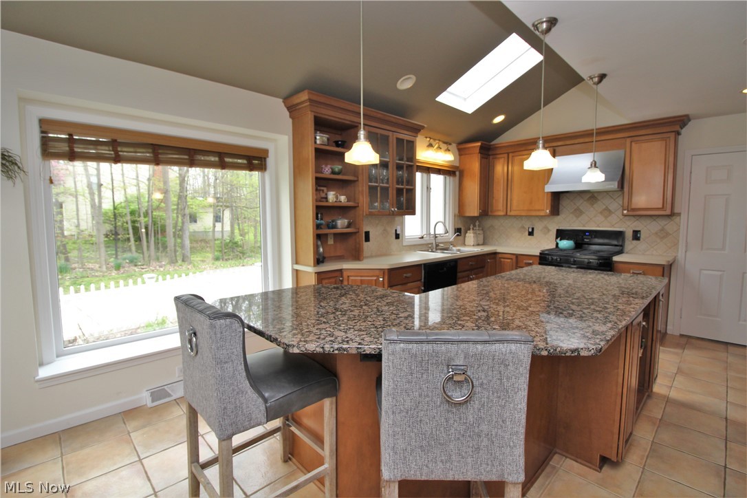 7225 Hayward Road Hudson, OH 44236 - Photo 15 of 31 Updated Kitchen with Picture Window and Maple Cabinetry