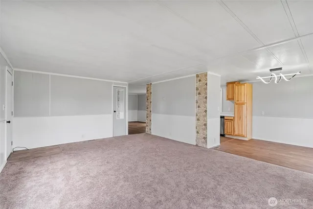 a view of empty room