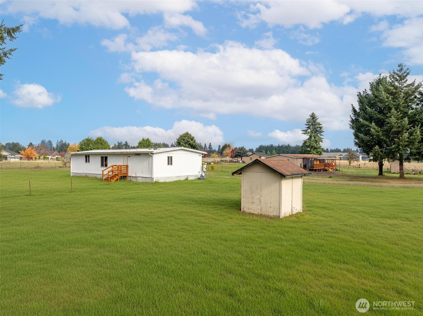 8826 183rd Avenue Southwest Rochester, WA 98579 - Photo 23 of 31 a house view with a garden space